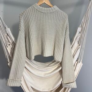 Forever 21 Women's Thick Knit Semi-Cropped Sweater